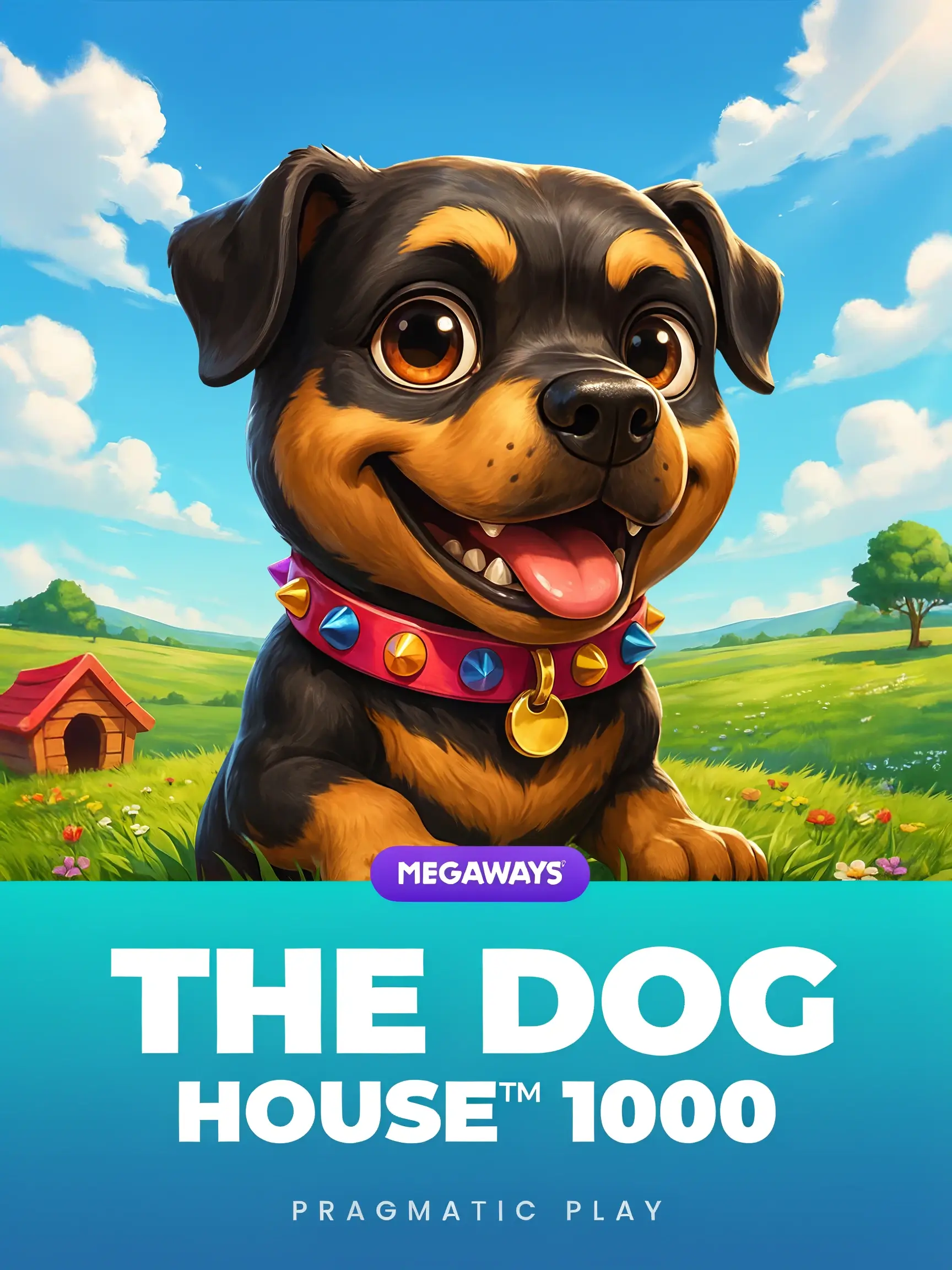Game art for the Dog House Megaways 1000 slot